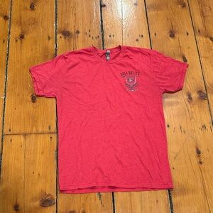 Men's Red Graphic T-Shirt
